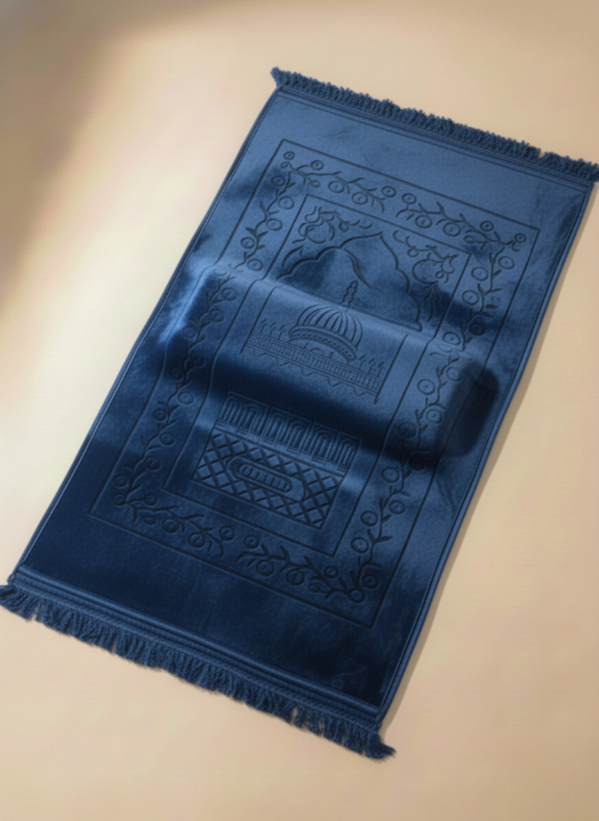 Tapis couleur Bleu